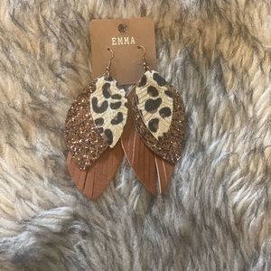 Feather earrings
